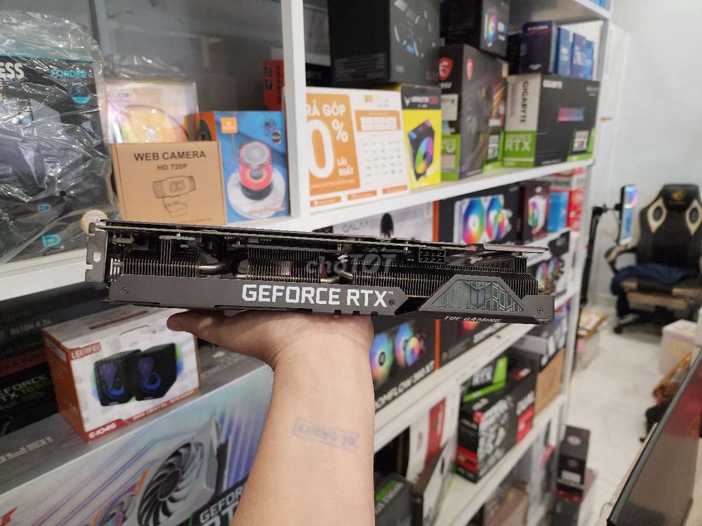 Vga RTX 3060 12G Asus TUF Gaming 3 Fan Gaming (Tạm hết hàng)